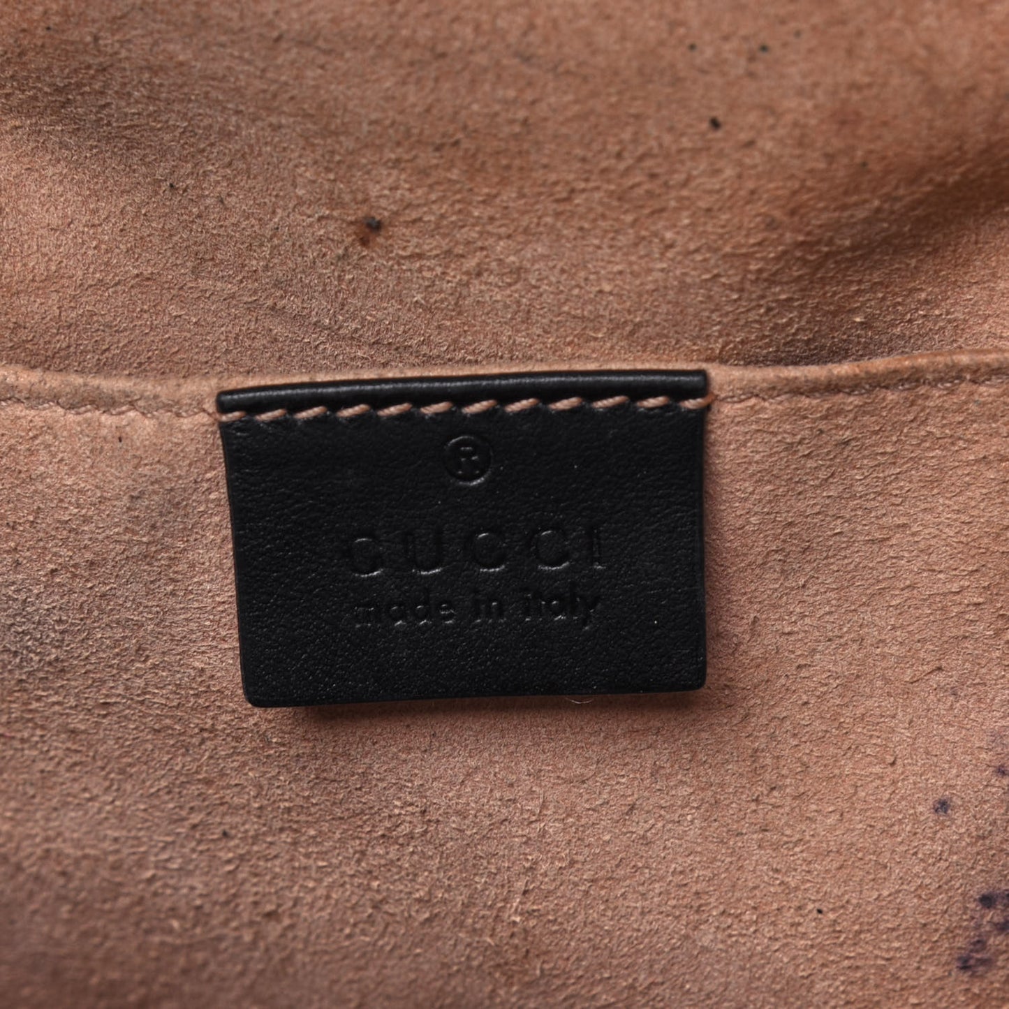 Calfskin Matelasse GG Marmont Dome Backpack Black