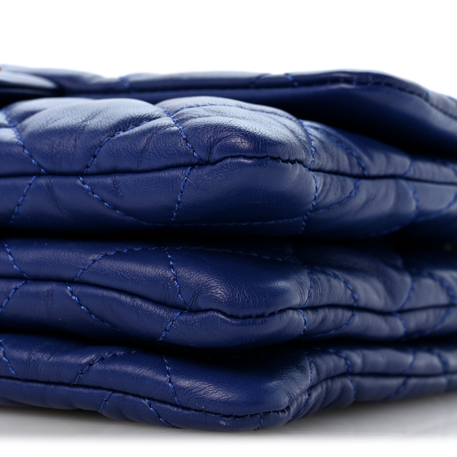 Chanel Lambskin Quilted Small Pillow Crush Flap Blue 10 of 12