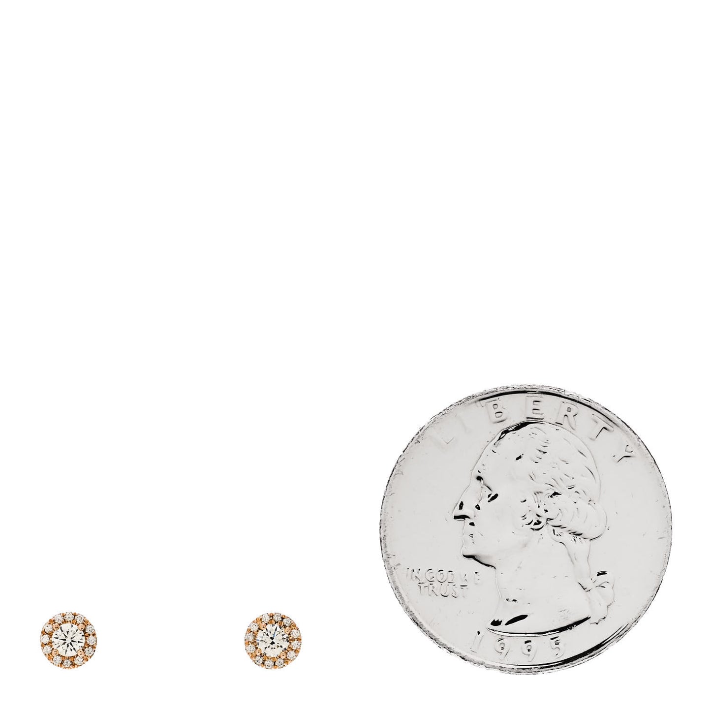 Rose Gold Diamond .16ctw Mini Soleste Earrings