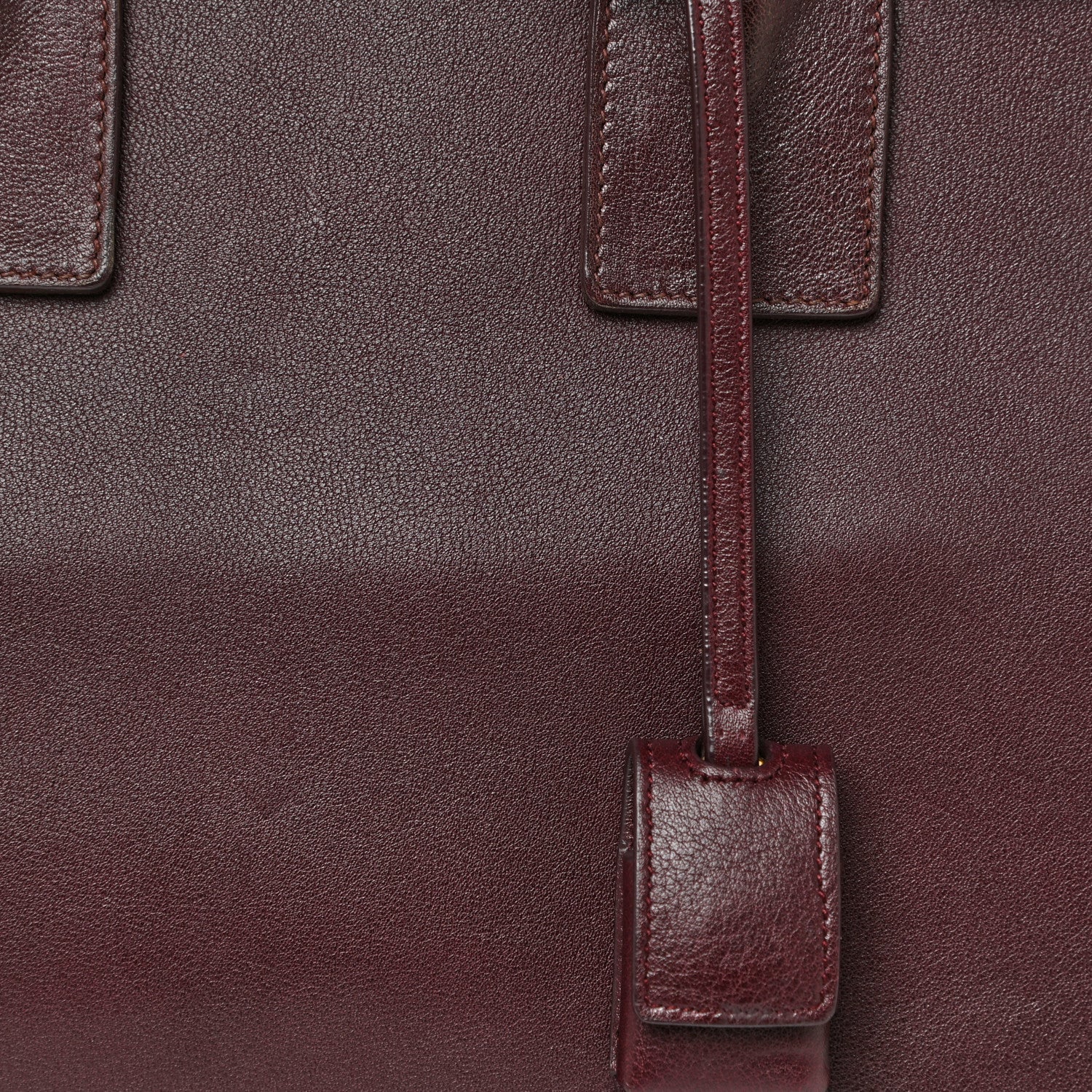 Saint Laurent Calfskin Small Sac De Jour Amarena 7 of 19