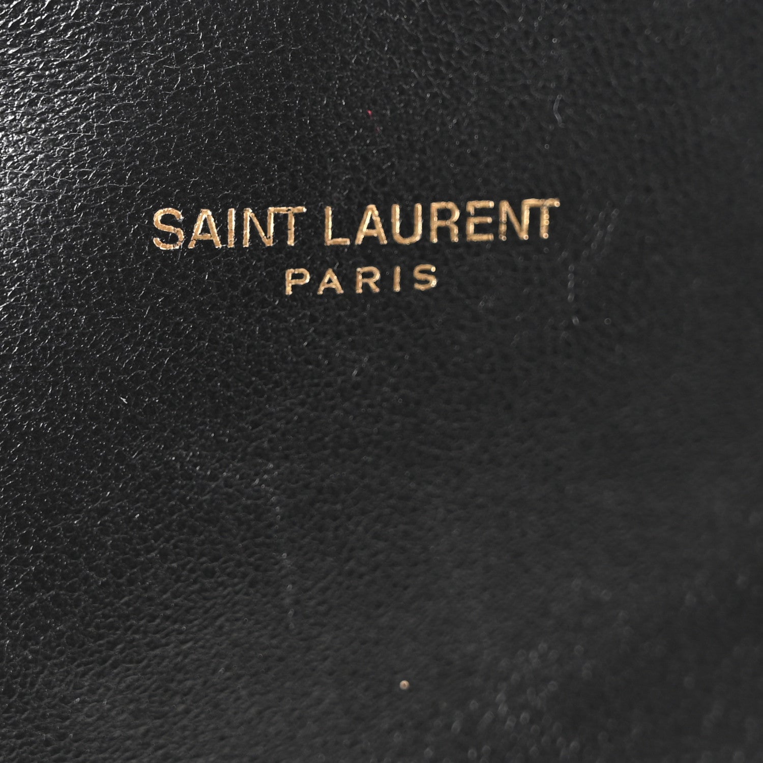 Saint Laurent Smooth Calfskin Paris VII Large Flat Hobo Black 7 of 11