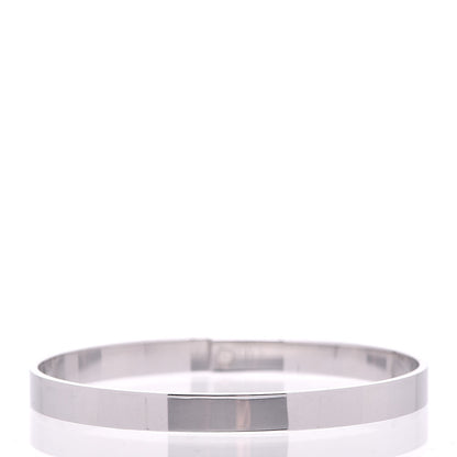 Hermes 18K White Gold Diamond PM Kelly Bracelet SH 3 of 5