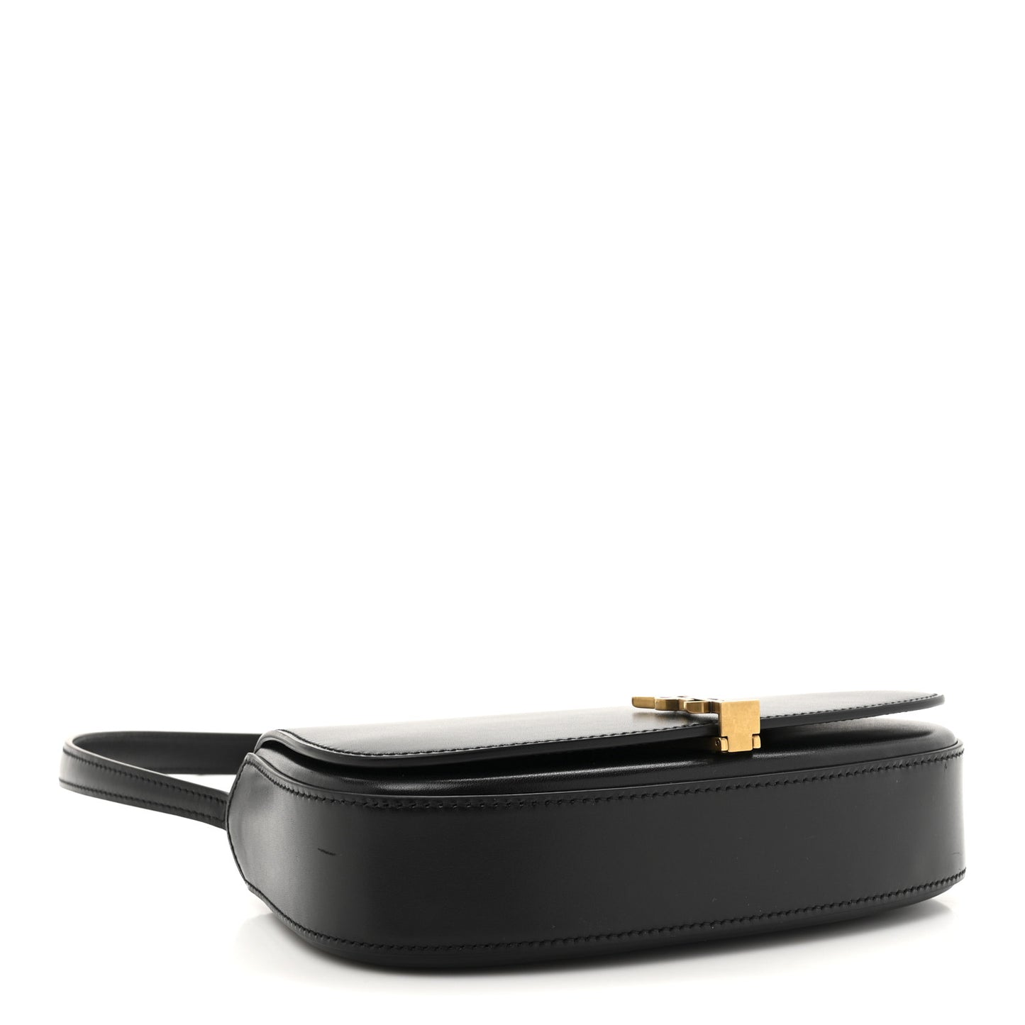 Box Calfskin Mini Voltaire Shoulder Bag Black