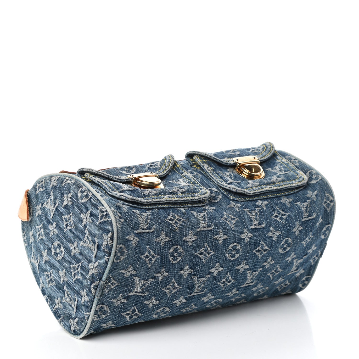 Louis Vuitton Monogram Denim Neo Speedy Blue 4 of 10