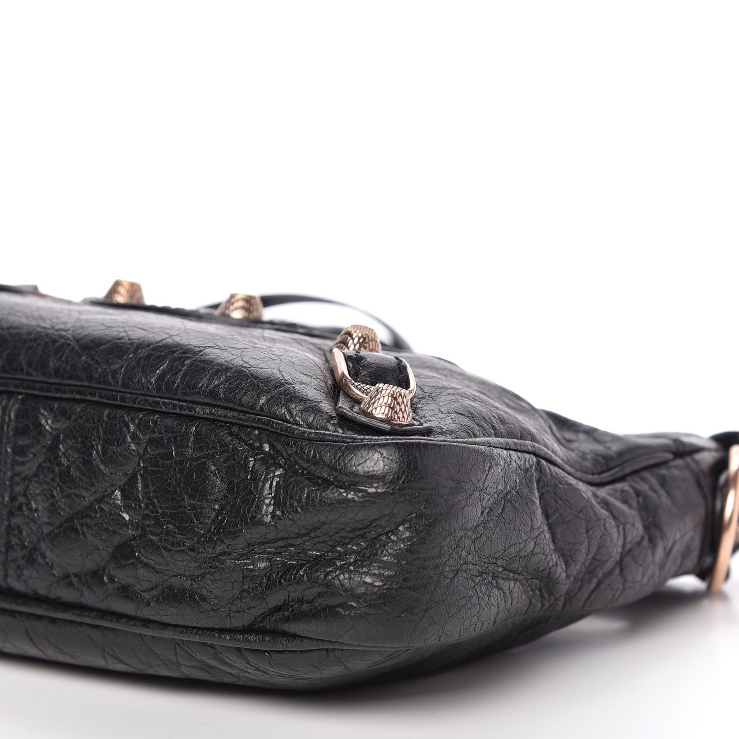 Balenciaga Agneau Giant 12 Rose Gold Hardware Hip Black 7 of 9