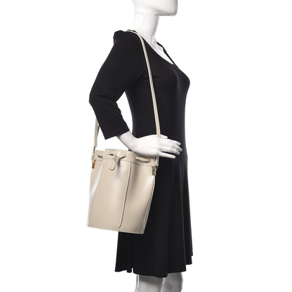 Saint Laurent Smooth Calfskin Medium Talitha Bucket Bag Vintage White 2 of 9