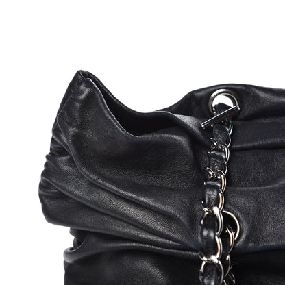 Chanel Lambskin Chain Shoulder Bag Black 18 of 26