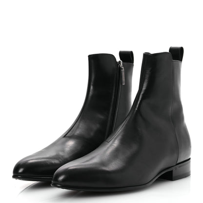 Saint Laurent Calfskin Mens Eli 25 Bootie 43 Black 4 of 12