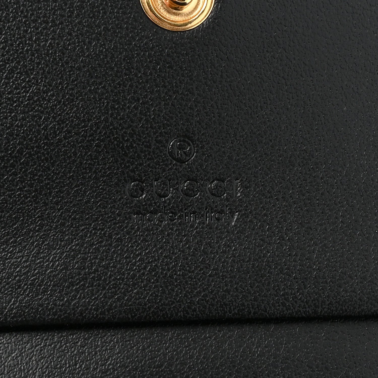 Gucci Calfskin GG Matelasse Card Case Wallet Black 8 of 12
