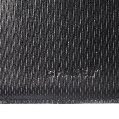 Chanel Nylon Travel Flap Wallet Black 6 of 10