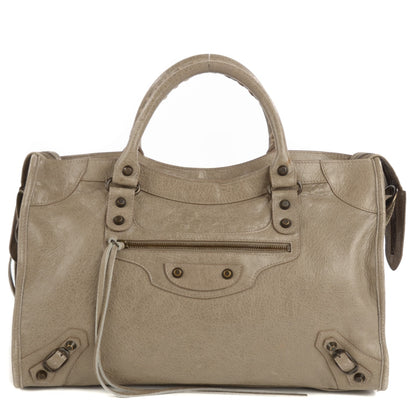 Balenciaga Agneau Classic Hardware City Papyrus 1 of 12