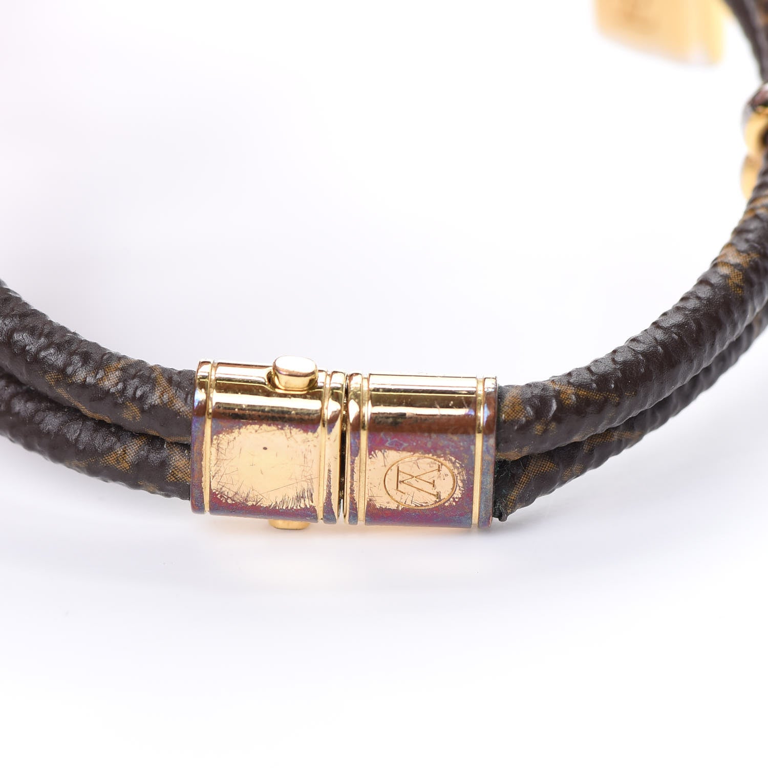 Louis Vuitton Monogram Keep It Twice Bracelet 19 5 of 7