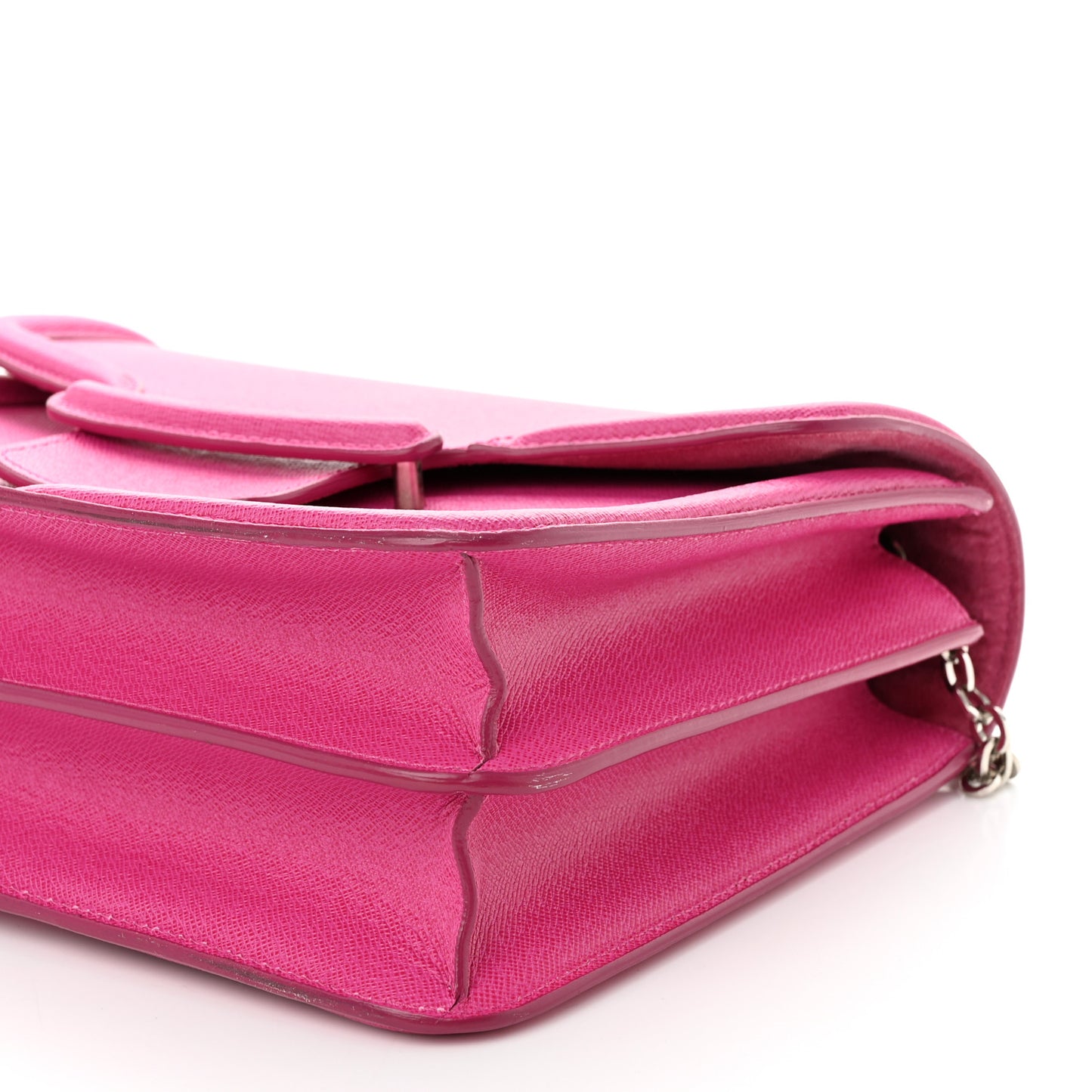Calfskin Heroine Chain Satchel Pink