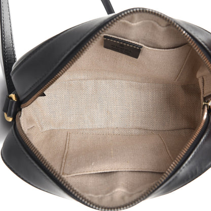 Gucci Calfskin Web Small Webby Bee Shoulder Bag Black 5 of 7