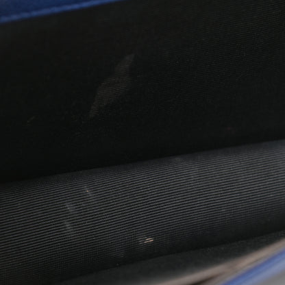 Christian Dior Grained Calfskin Medium Diorama Flap Bag Blue 13 of 13