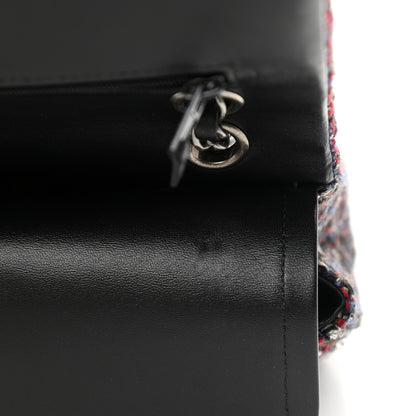 Chanel Tweed Quilted Medium Double Flap 12 of 15
