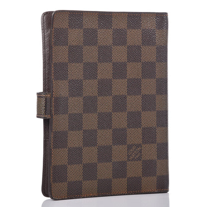 Louis Vuitton Damier Ebene Medium Ring Agenda Cover 3 of 8
