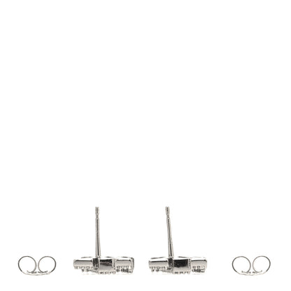 Louis Vuitton Crystal LV Iconic Earrings Silver 3 of 5