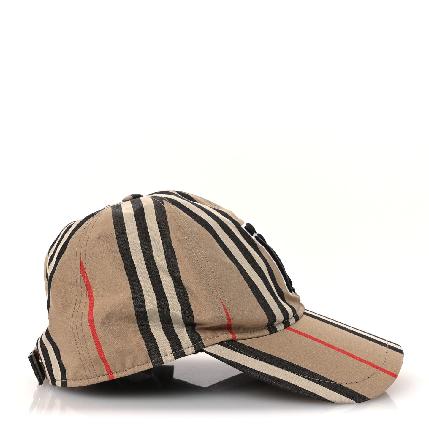 Cotton Vintage Check Monogram Baseball Hat S Archive Beige