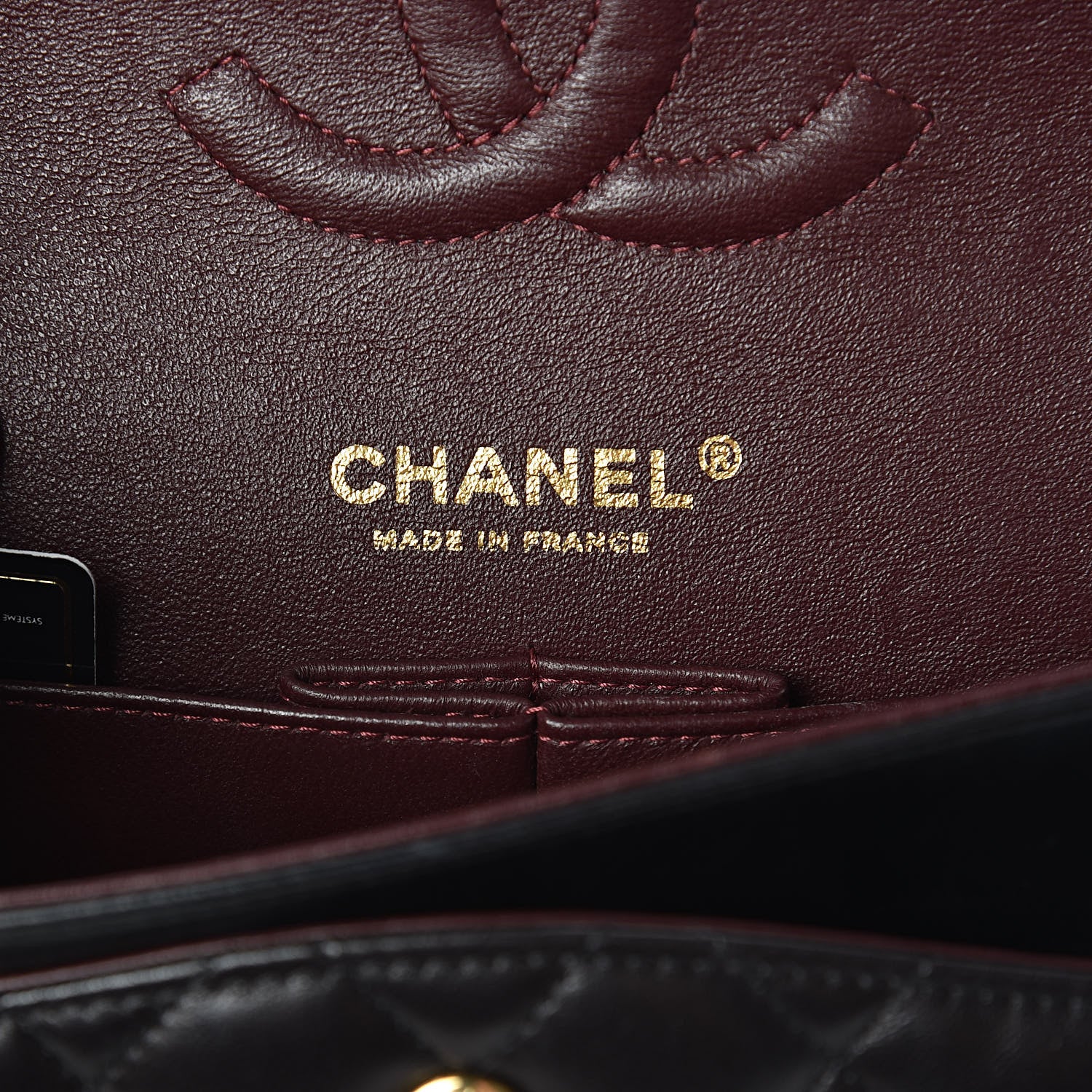 Chanel Lambskin Quilted Medium Double Flap Black 6 of 9