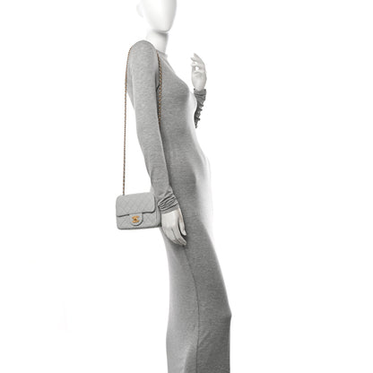 Chanel Lambskin Quilted Mini Pearl Crush Flap Light Grey 3 of 10