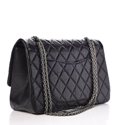 Chanel Aged Calfskin Quilted 2.55 Reissue 227 Flap Black 4 of 9