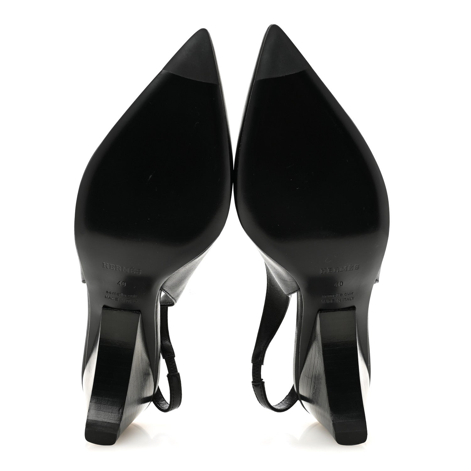 Hermes Nappa Intime 55 Pumps 40 Black 6 of 10