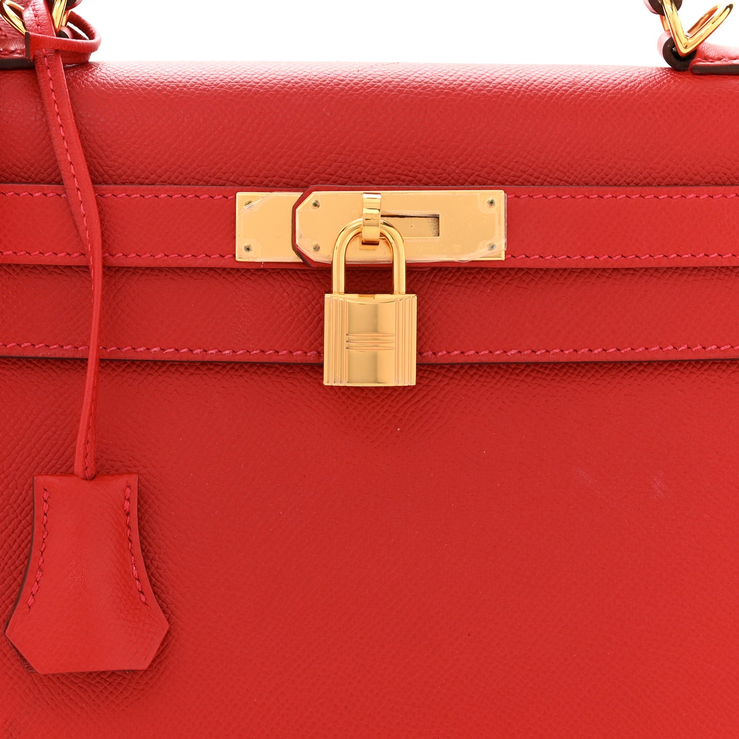 Epsom Kelly Sellier 28 Rouge Casaque