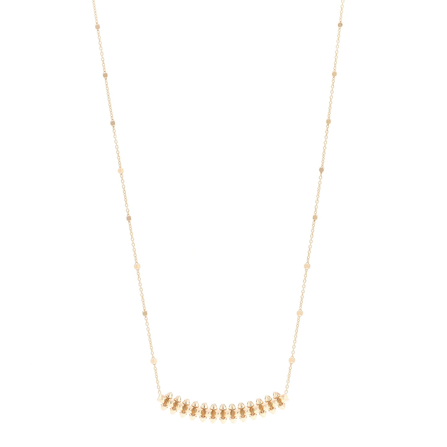 18K Pink Gold Small Clash de Cartier Necklace