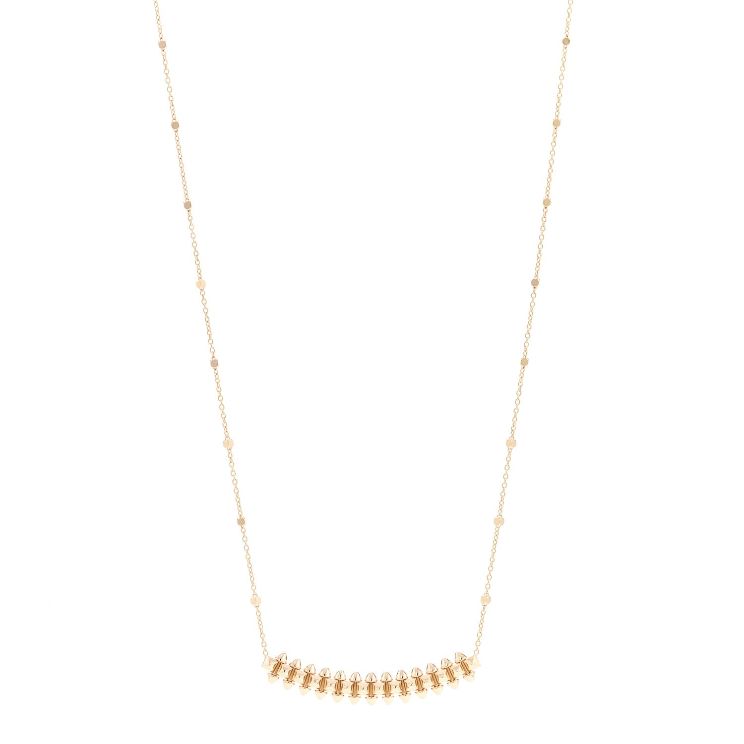 Cartier 18K Pink Gold Small Clash de Cartier Necklace 1 of 7