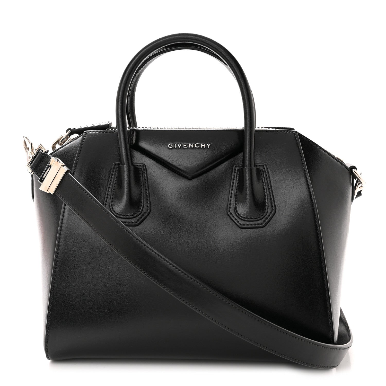 Givenchy Shiny Lord Calfskin Small Antigona Black 1 of 11
