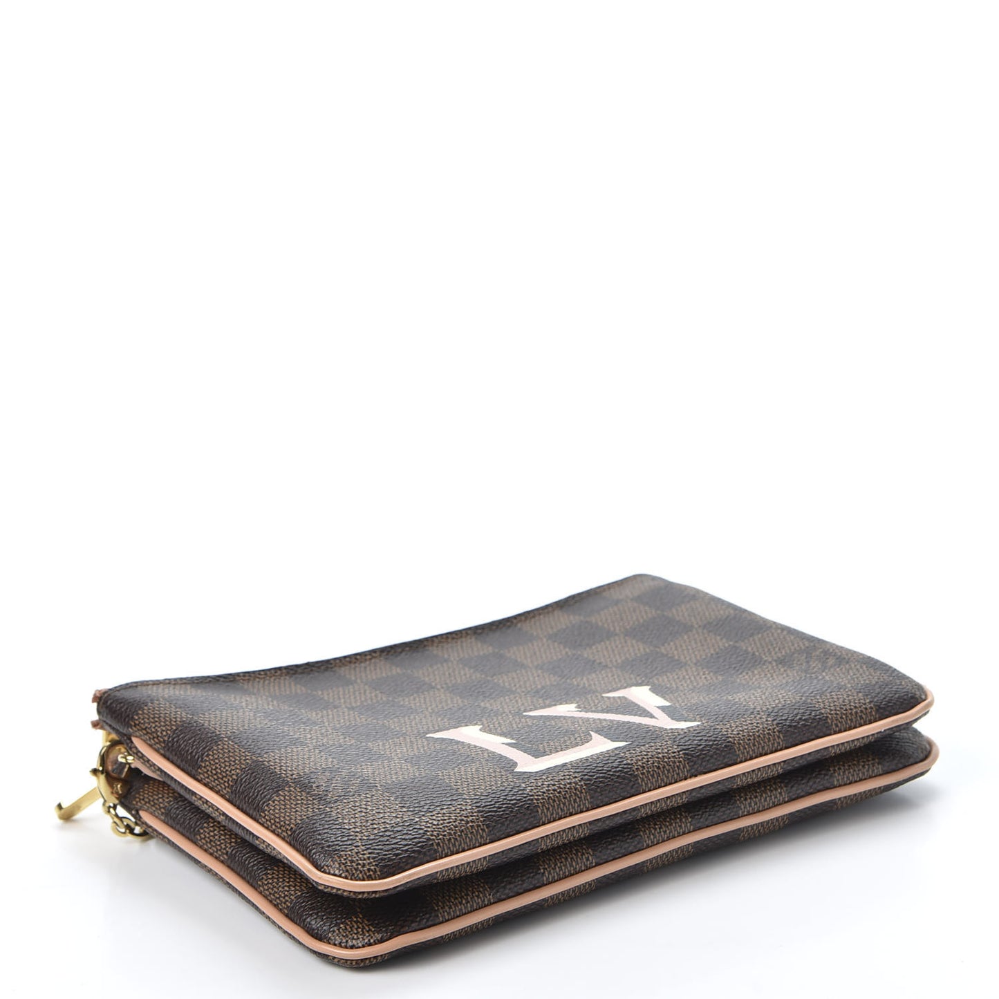 Damier Ebene Double Zip Pochette