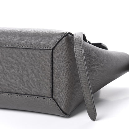 Celine Grained Calfskin Micro Belt Bag Grey 7 of 9