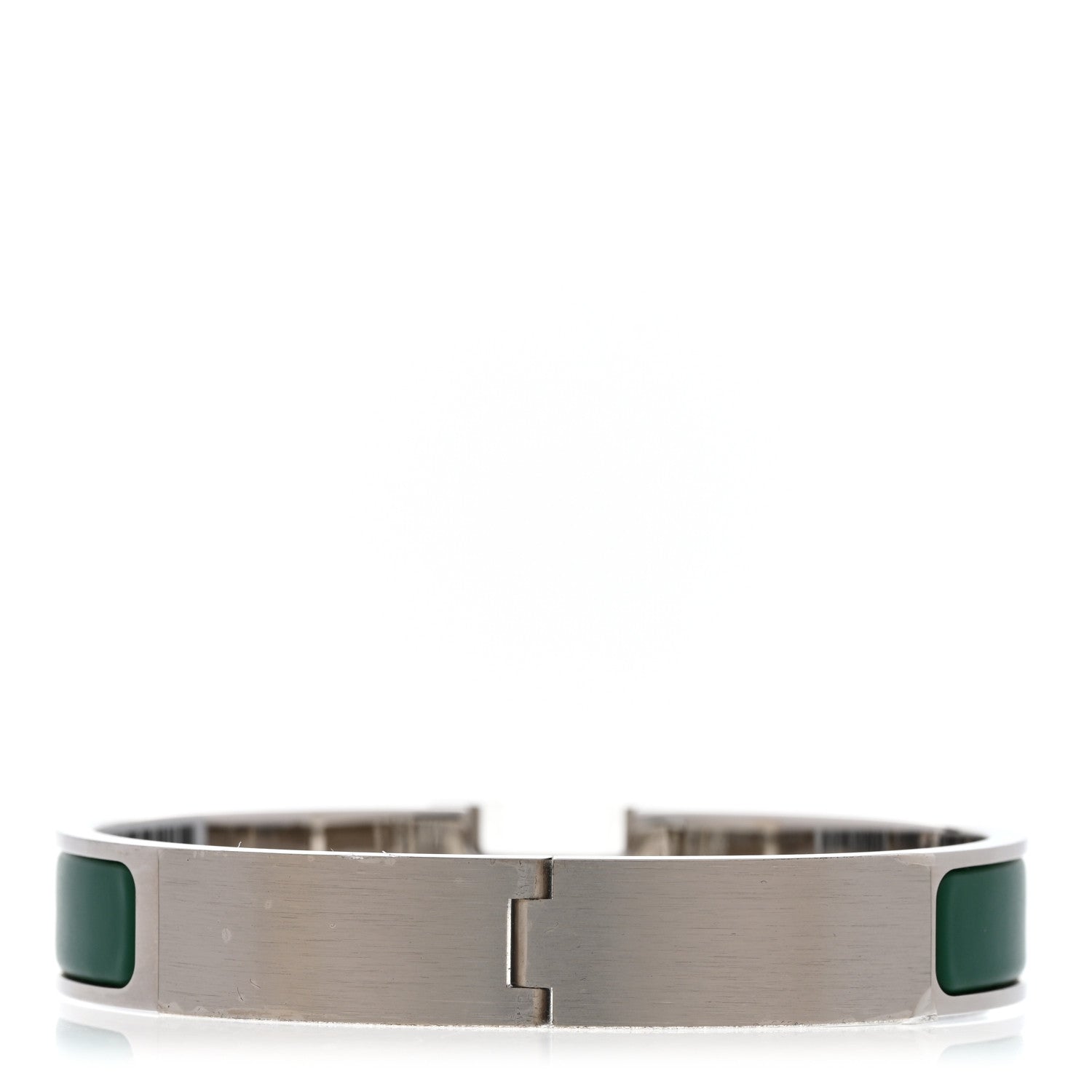 Hermes Matte Enamel Narrow Clic Clac HH Bracelet T4 Menthe 3 of 4