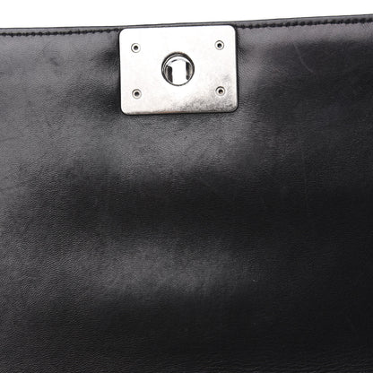 Chanel Lambskin Quilted Accordion Boy Flap Black 7 of 15
