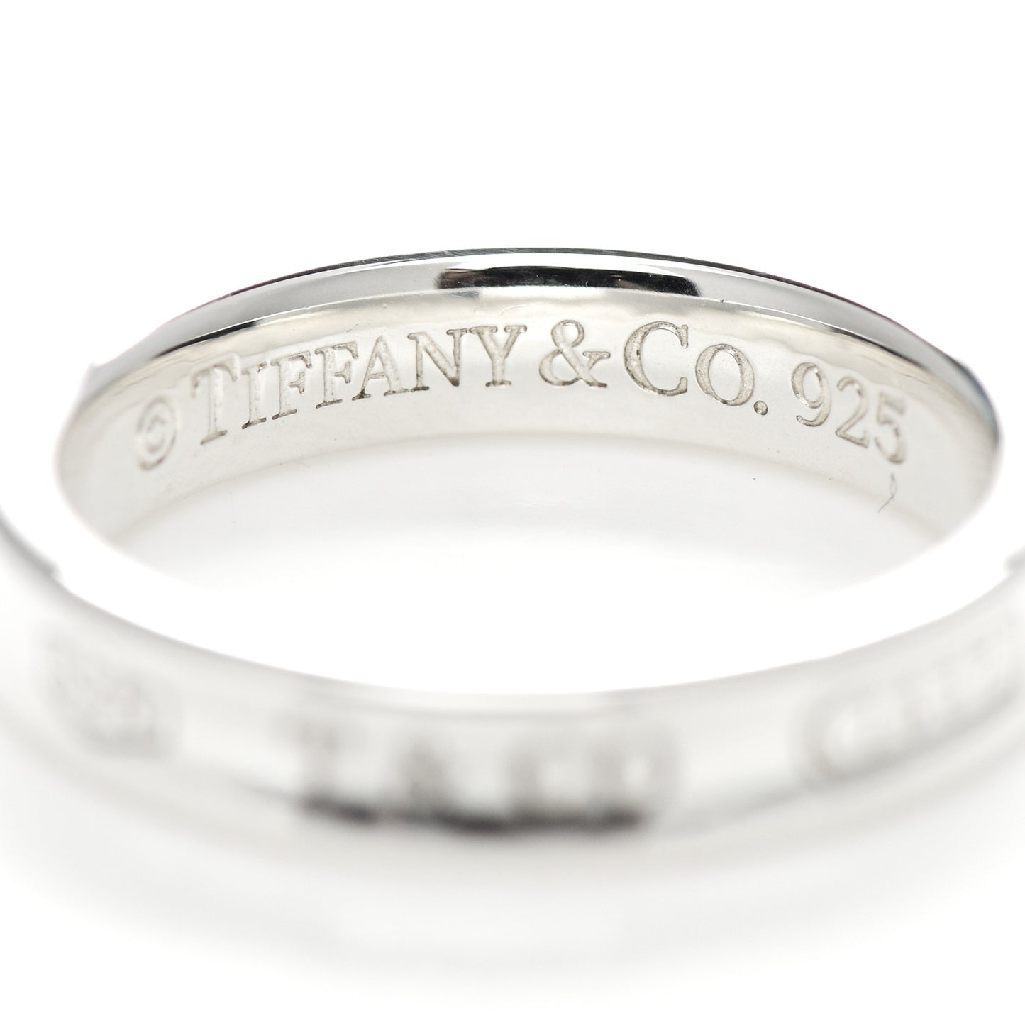 Sterling Silver Narrow 1837 Band Ring 53 6.5