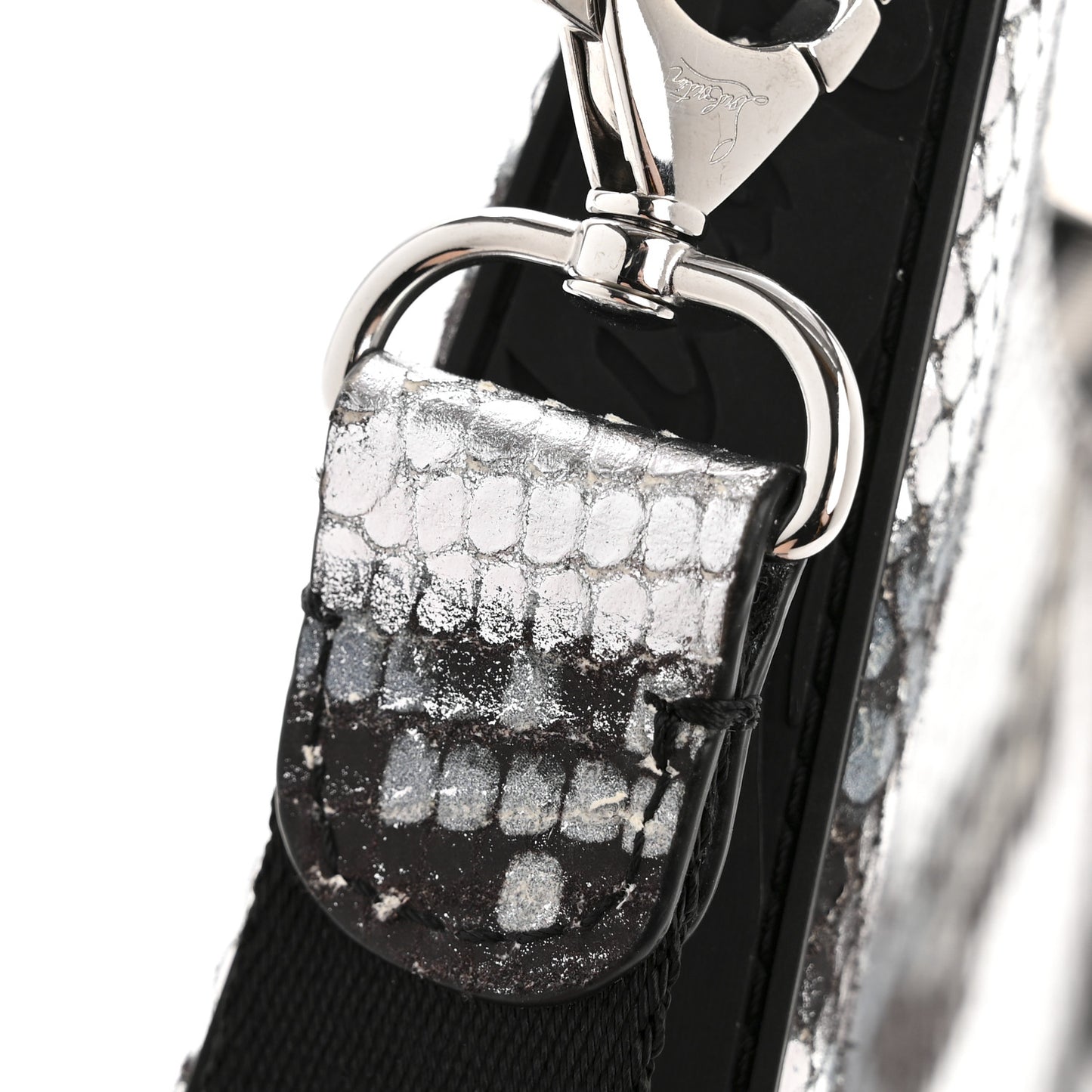 Calfskin Amazonia Loubila Mini Chain Shoulder Bag Multicolor