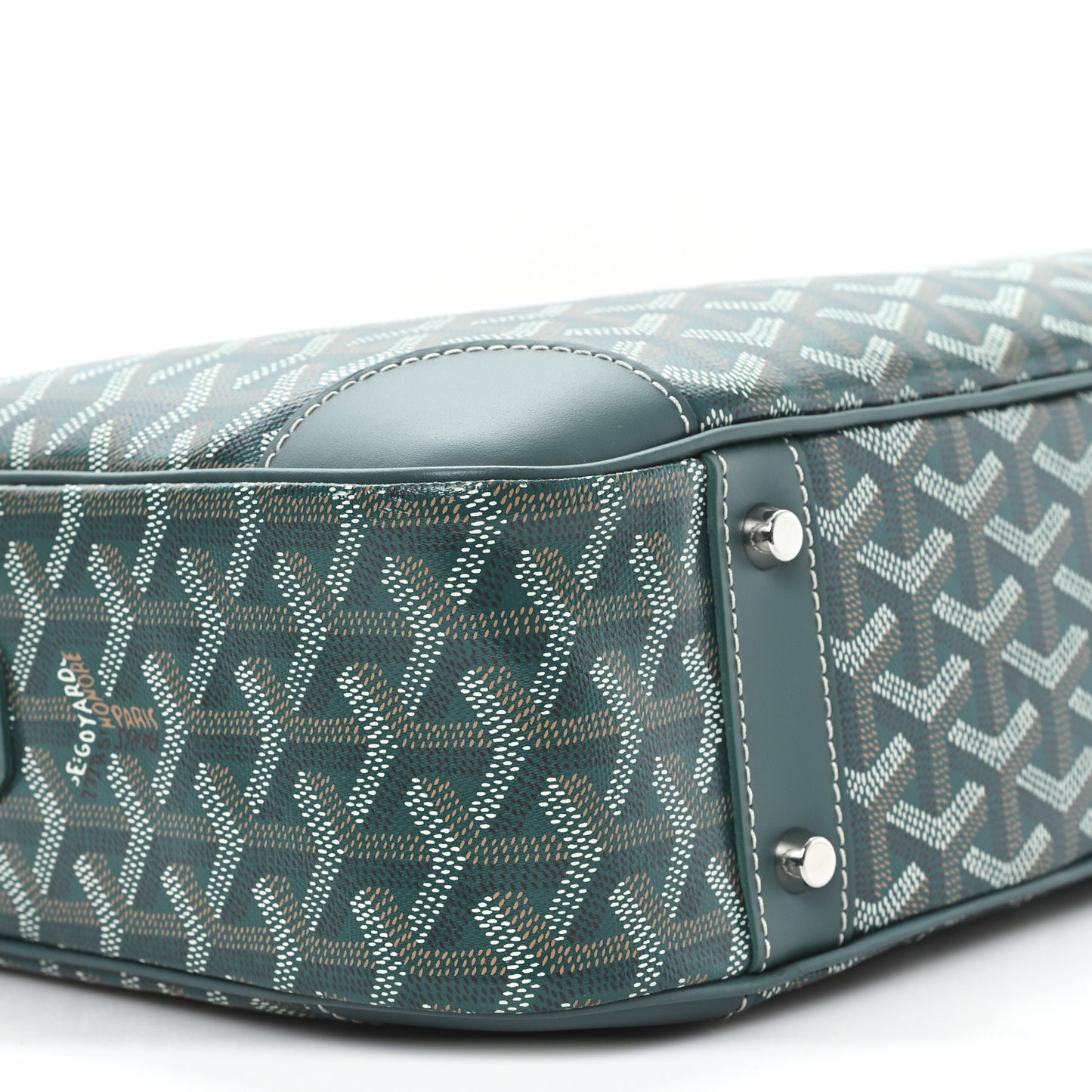 Goyardine Ambassade MM Briefcase Green