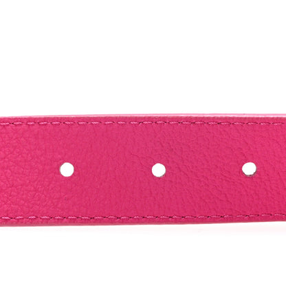 Louis Vuitton Taurillon Calfskin Essential V 30mm Belt 80 32 Fuchsia 4 of 9