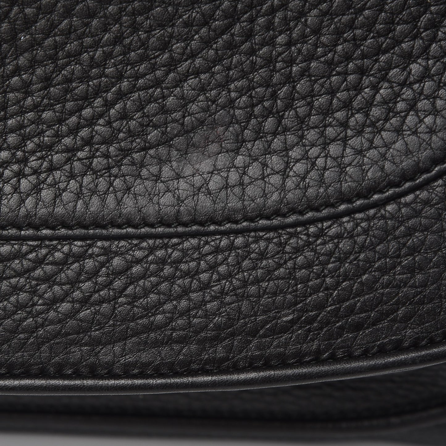 Pebbled Calfskin Medium 1973 Top Handle Satchel Black