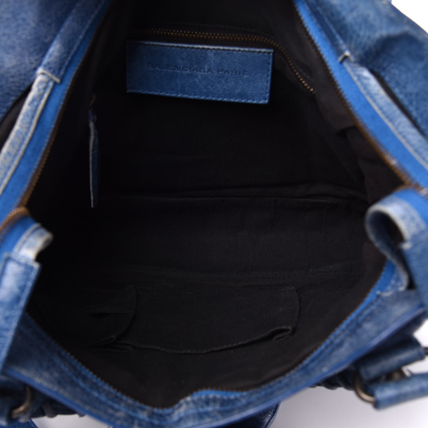 Balenciaga Agneau Classic Hardware Town Bleu Cobalt Bleu Electric 6 of 15