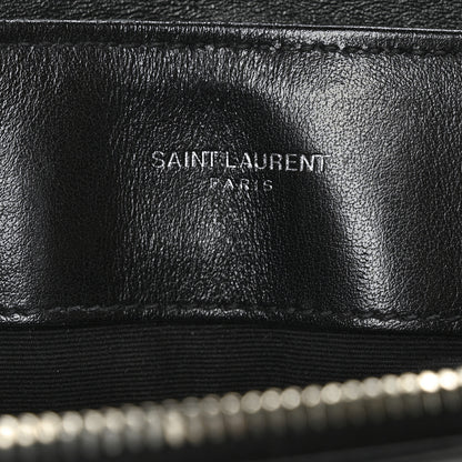 Saint Laurent Calfskin Y Quilted Monogram Medium Loulou Chain Satchel Black 8 of 8