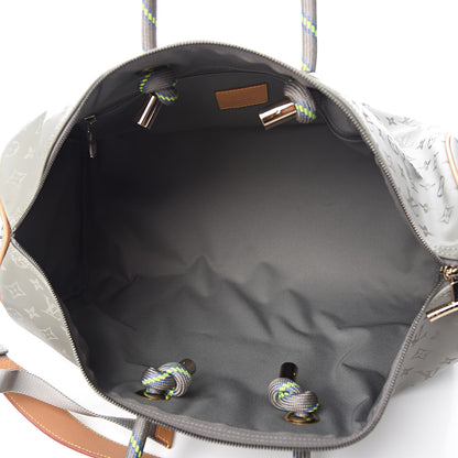 Louis Vuitton Monogram Titanium Keepall Bandouliere 50 5 of 10
