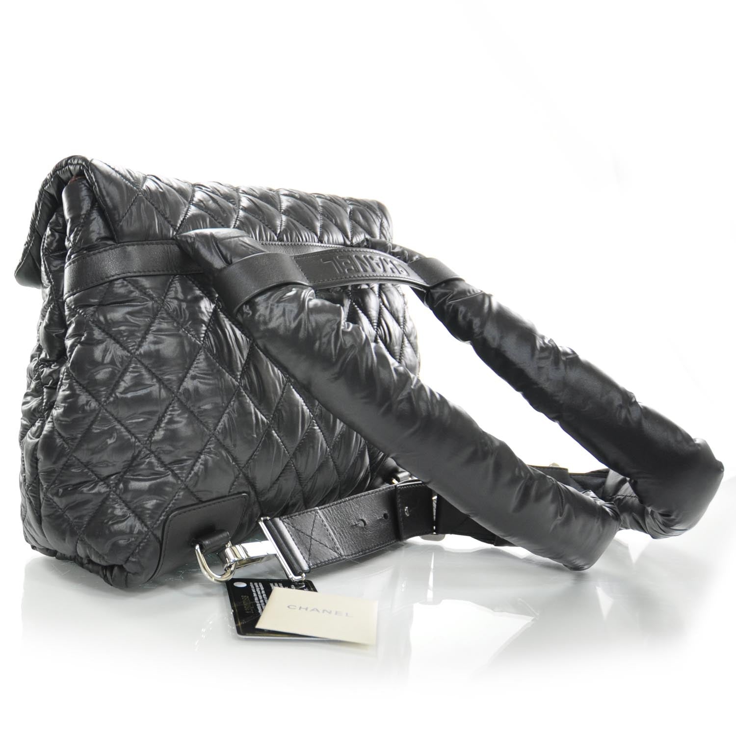 Chanel Nylon Coco Cocoon Backpack Black 3 of 9