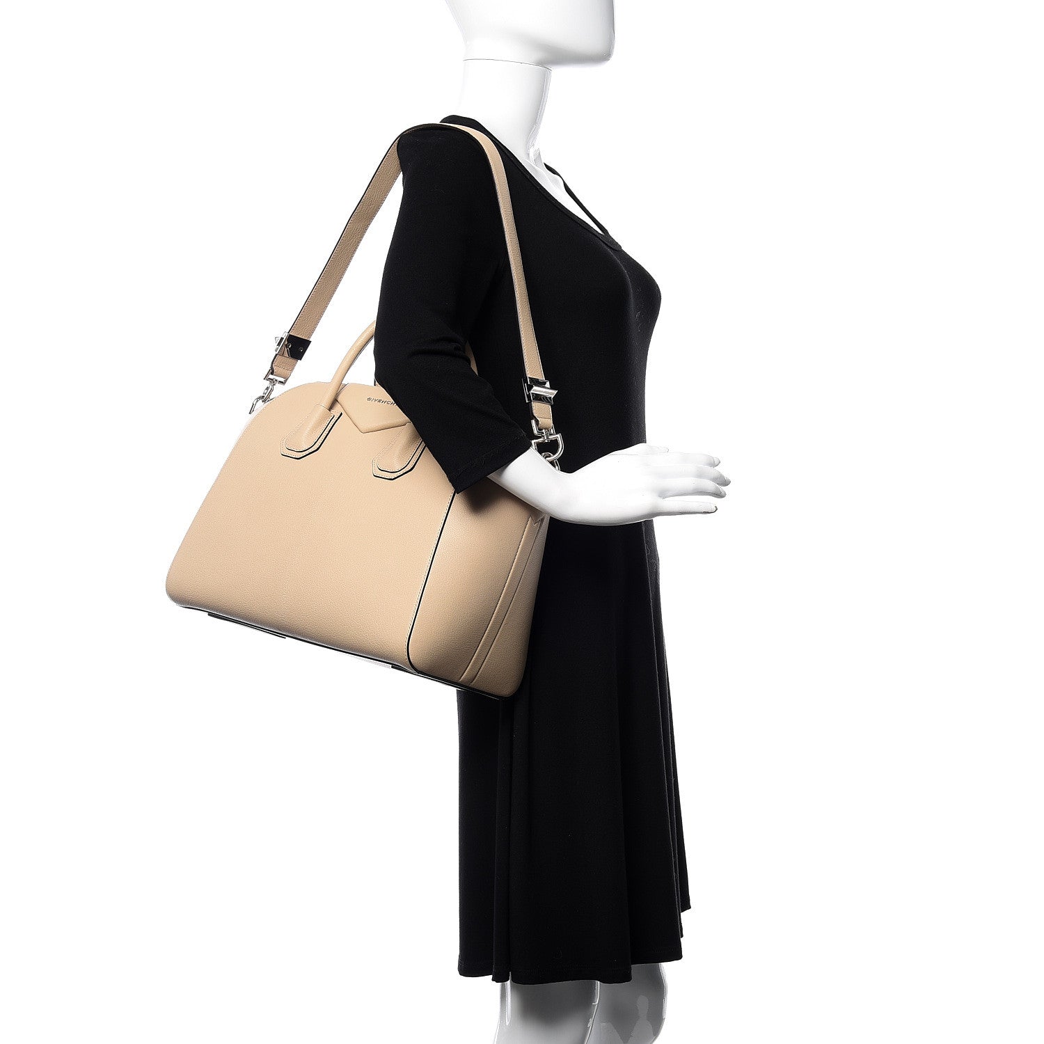 Givenchy Sugar Goatskin Medium Antigona Beige Buff 2 of 14