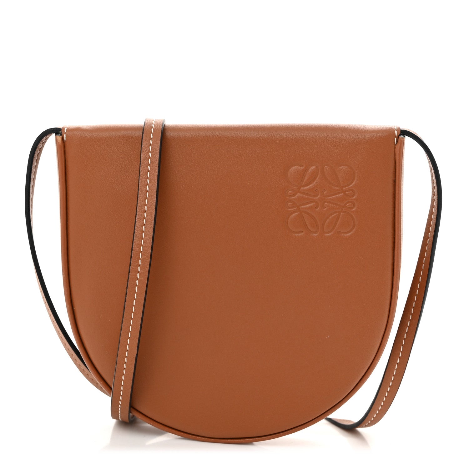 Loewe Soft Calfskin Large Heel Pouch Tan 1 of 12