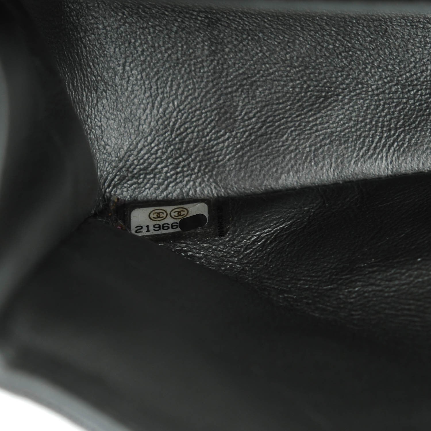 Chanel Calfskin Metallic Pixel Effect Medium Double Flap Silver 7 of 7