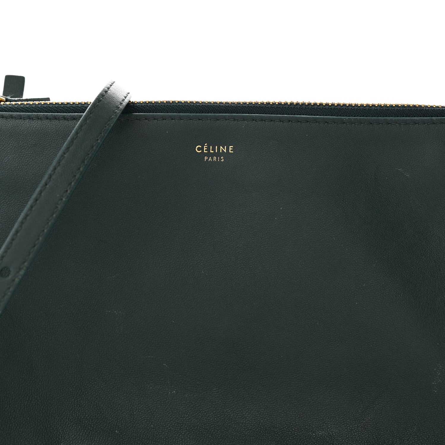 Celine Lambskin Small Trio Crossbody Bag Amazone 8 of 18