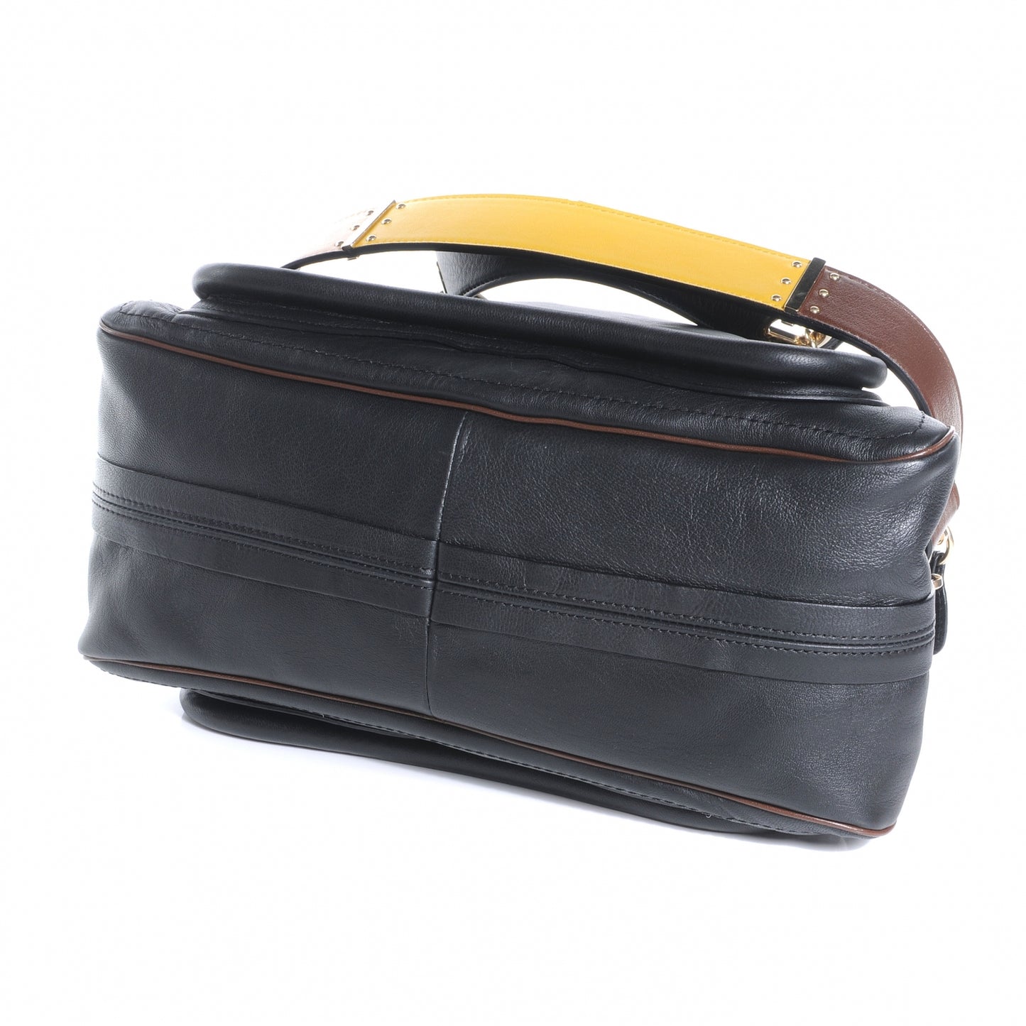 Leather Medium Military Paraty Black