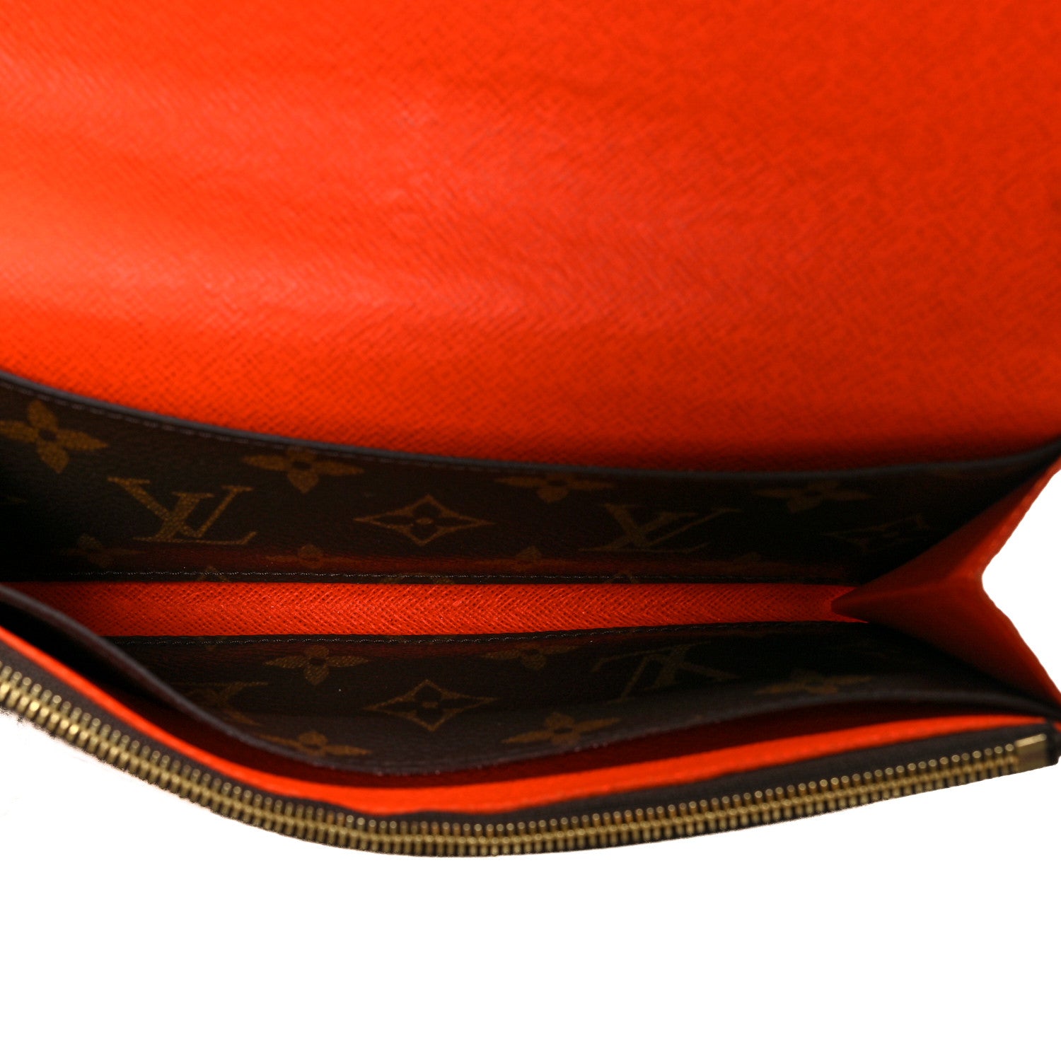 Louis Vuitton Monogram Emilie Wallet Poppy 5 of 10